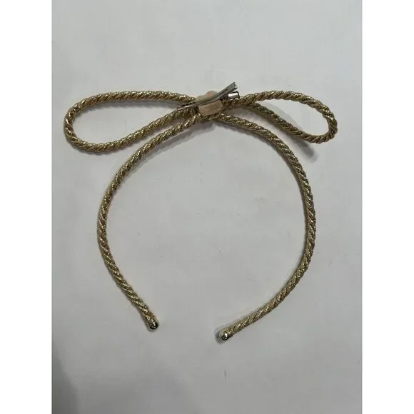 MIMOKI Madrid Fita Bow in Gold Hair Accessories